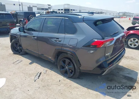 2019 Toyota Rav4 Hybrid Xse из США, поврежденный, VIN JTMEWRFV2KJ011185